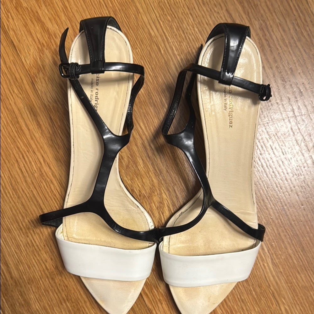 narciso rodriguez heeled sandals